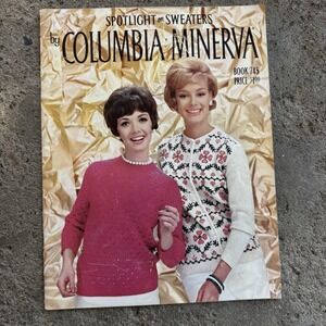 1960's Spotlight on Sweaters Columbia Minerva magazine "book #745"